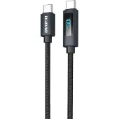 Dudao L7C USB-C to USB-C cable 100W 1m sort