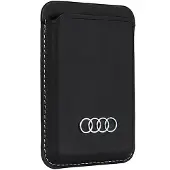 Audi MagSafe Magnetisk Pung i Kunstlæder, Sort