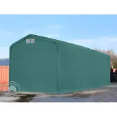 TOOLPORT 4x16m, Telthal, PVC-teltdug, mørkegrøn, uden statikpakke