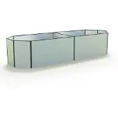 GFP 361 x 119 x 77 cm Højbed, aluminium anodiseret