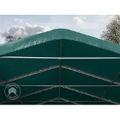 TOOLPORT 6x6m, Garagetelt, PRIMEtex-PVC-teltdug, mørkegrøn, uden statikpakke