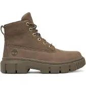 Timberland Timberlandtil kvinder. TB0A2FT6EM51 Greyfield ankelstøvler i taupe læder (36 W), Fast, Blonder, Casual, Gråt, Bæredygtig