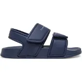 Tommy Hilfiger Åbne sko navy / cranberry / hvid
