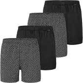 Schiesser Boksershorts grå / sort