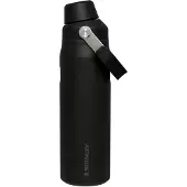 Stanley The AeroLight IceFlow Bottle Fast Flow 2.0 24oz, Black 10-11287-324 insulated bottle with drinking lid, 700 ml
