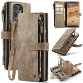 CASEME Samsung Galaxy S25 Ultra C30 Multifunktionel Pung - Brun