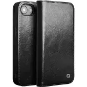 Qialino iPhone 16e/17e Classic Læderpung - Sort