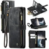 CASEME iPhone 15 C30 Multifunktionel Pung - Sort