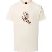 Santa Cruz Bluser & t-shirts 'Burnt Bone Hand Unbleached Cotton' beige