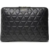 GUESS Quiltet cover til en 13" bærbar computer - sort