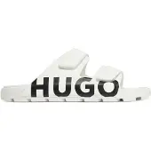 HUGO Pantoletter 'Evander' sort / hvid