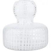 Marimekko Flower vase Ø10 cm Clear-hvid