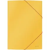 Leitz Cosy karton 3-klap mappe Gul