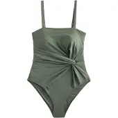 Next Badedragt khaki