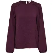 ONLY Bluse 'ONLKATCHA' vinrød