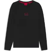 HUGO Loungewear-top i bomuld med stræk og logo