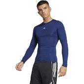 Adidas Baselayer Techfit - Mørkeblå L/S, størrelse XX-Large