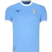 Mizuno Lazio 25/26 Hjem T-shirt Med Korte ærmer