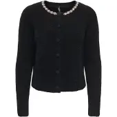 ONLY Cardigan 'ONLViva' sort / perlehvid