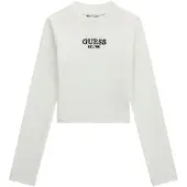 GUESS Bluser & t-shirts sort / hvid