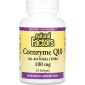 Natural Factors , Coenzym Q10, 100 mg, 30 Softgels