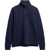 Superdry Superdrytil mænd. M2014093A Sudadera Essential Vintage marineblå (S), Casual, Bomuld, Lange ærmer