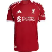 Adidas Liverpool Hjemmebanetrøje 2025/26 Authentic - , størrelse Small