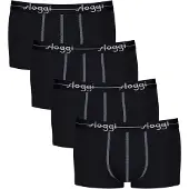 Sloggi Boksershorts basalgrå / sort / hvid