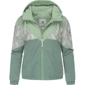 Ragwear Funktionsjakke 'Rochele' lyseblå / stone / grøn / æble