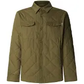 Pepe Jeans Pepe Jeanstil mænd. PM4027197 Quiltet arbejdsjakke grøn (L), Casual, Bomuld, Lange ærmer