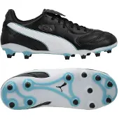 Puma King LIGA FG/AG - Sort/Hvid/Blå Kvinde, størrelse 38