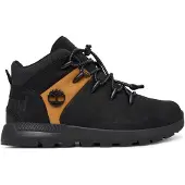 Timberland Timberlandtil drenge. TB0A6BXDEMJ1 Sprint Trekker Mid lædersko sort (35), Fast, Blonder, Sport, Udendørs, Bæredygtig, børnetøj