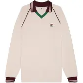FILA Cardigan 'Molinazzo' mørkegrøn / mørkerød / offwhite