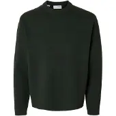 Selected Pullover 'SLHTELLER' mørkegrøn
