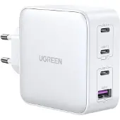 UGREEN Nexode GaN 100W Quad USB Charger - White