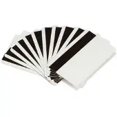 Zebra Technologies Zebra - 30 mil - hvid - CR-80 Card (85.6 x 54 mm) 500 kort Low Coercivity Magnetic Stripe PVC kort - for Zebra P100i, P110i, P110m, P120i, P330i, P330m, P430i ZXP Series 8