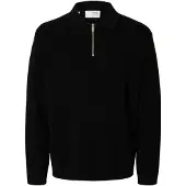 Selected Teller Relaxed Fit Halv Lynlås Sweater