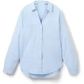 Tom Tailor With Slub Structure 1035247 Langærmet Bluse