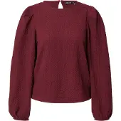 Pieces Bluse 'PCJAMAL' vinrød