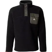Superdry Superdrytil mænd. M2014283A Fuji Popper fleece sort (XL), Casual, Genanvendt polister, Bæredygtig