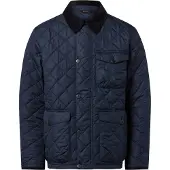 Barbour - Jakker - Hornby Quilted Jacket Navy til UnisexUld - Størrelse L - Flåde