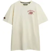 Superdry Superdrytil mænd. M1012263A Trade Tools Oversized T-shirt hvid (XXL), Casual, Bomuld, Korte ærmer
