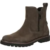 Caprice Bootie, grey, made of Leather without heel, Size 36