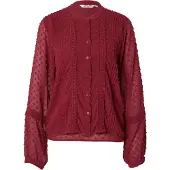 ONLY Bluse 'ONLMELIA' vinrød