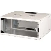 Digitus SOHO PRO Series - Kabinet - 540x400 mm (BxD) - vægmonterbar - RAL 7035, lysegrå - 4U - 19