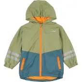 Playshoes Funktionsjakke petroleum / pastelgrøn / orange / sølv