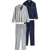 The Set Pyjamas navy / grå