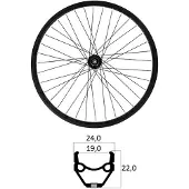 Mvtek E-bike 26´´ Tubeless Mtb Forhjul