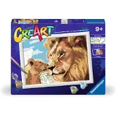 Ravensburger Creart Series D Klassisk Løve Og Unge