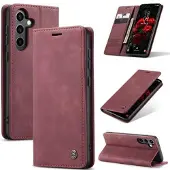 CASEME Samsung Galaxy S25+ 013 Series Pung - Vinrød